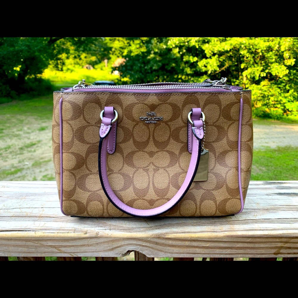 Purple Coach Crossbody bag